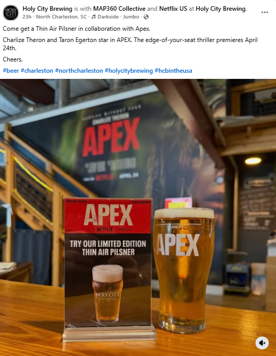 Holy City Brewing - Facebook Post - 1